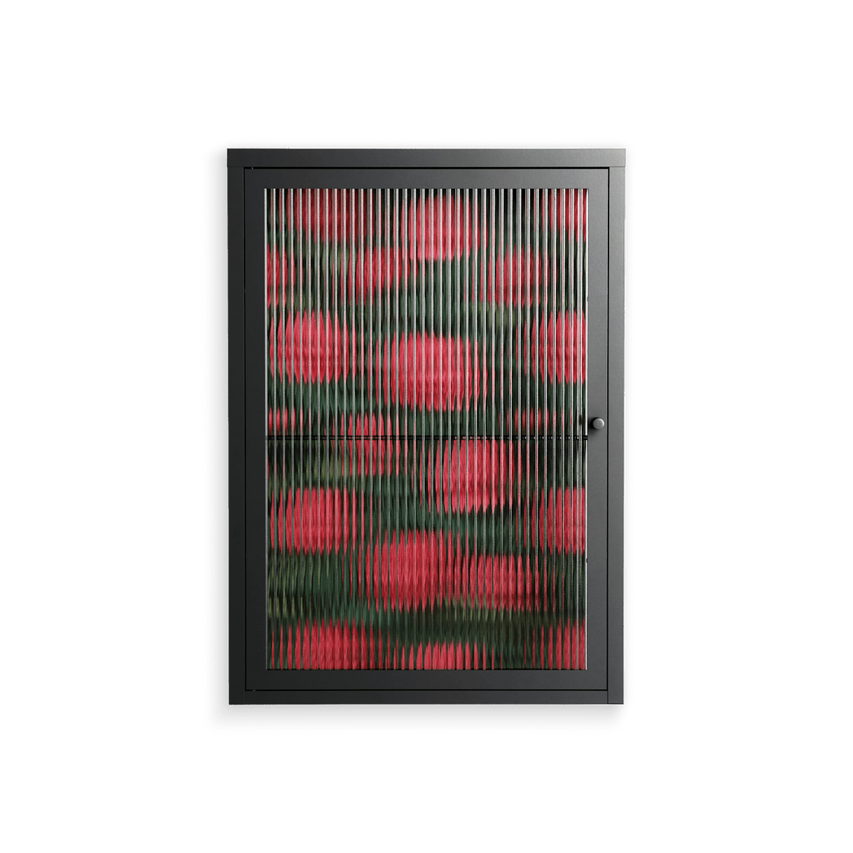 Mormors Rabatt - Wall Cabinet - Nur Rydberg - Antracite - Reeded glass