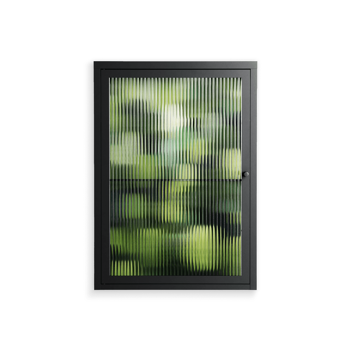Tummetott - Wall Cabinet - Nur Rydberg - Antracite - Reeded glass