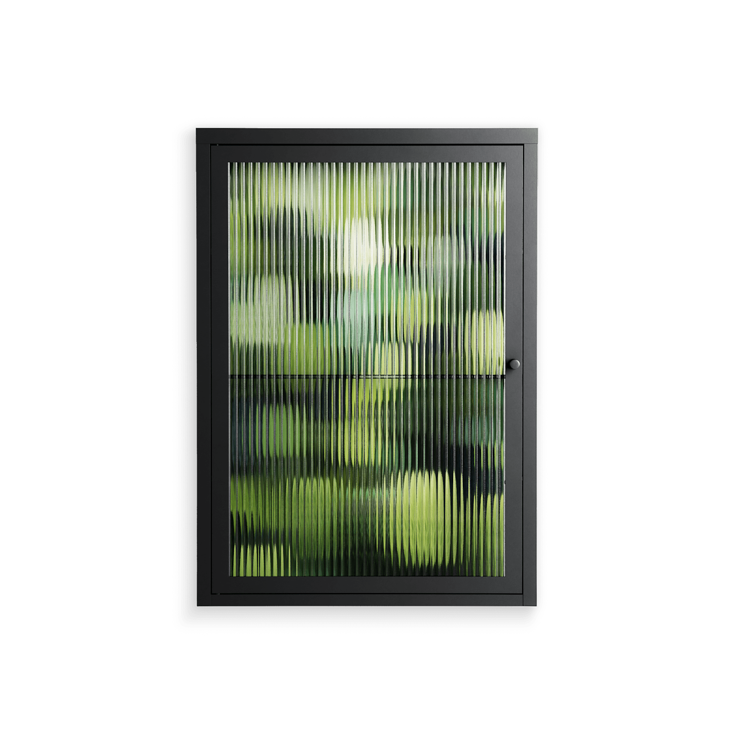 Tummetott - Wall Cabinet - Nur Rydberg - Antracite - Reeded glass