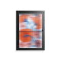 Big Orange Blooms - Wall Cabinet - Katie O’Shea - Antracite - Reeded glass