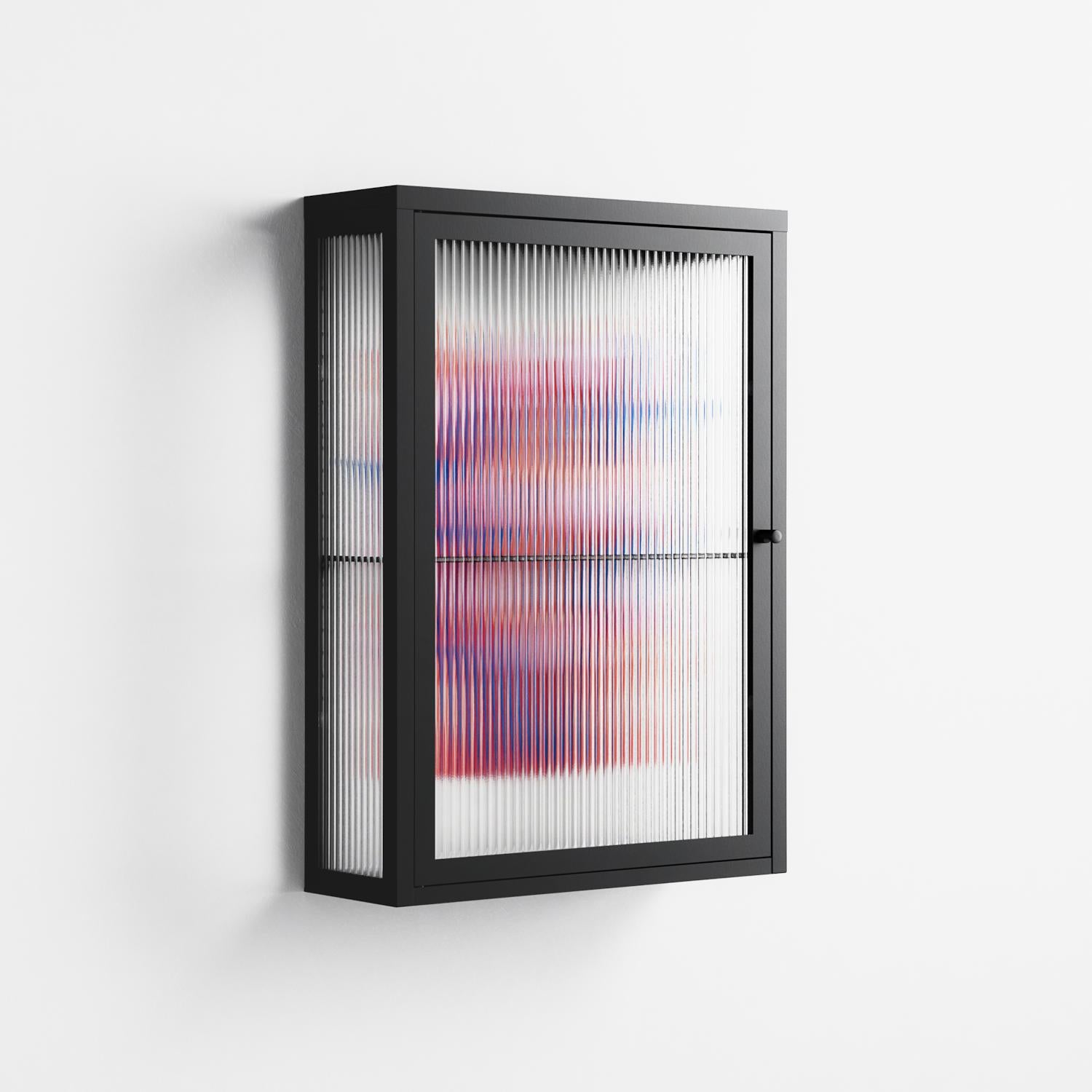 Buttercup - Wall Cabinet - Katie O’Shea - Antracite - Reeded glass