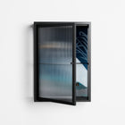 Egret - Wall Cabinet - Katie O’Shea - Antracite - Reeded glass