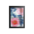 Pink Anemones - Wall Cabinet - Katie O’Shea - Antracite - Reeded glass