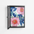 Pink Anemones - Wall Cabinet - Katie O’Shea - Antracite - Reeded glass