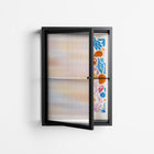 Sea Critters - Wall Cabinet - Katie O’Shea - Antracite - Reeded glass