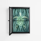 Turtle With Kelp - Wall Cabinet - Katie O’Shea - Antracite - Reeded glass