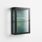Turtle With Kelp - Wall Cabinet - Katie O’Shea - Antracite - Reeded glass