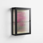 Tulips - Wall Cabinet - Katie O’Shea - Antracite - Reeded glass