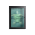 Turtle Without Kelp - Wall Cabinet - Katie O’Shea - Antracite - Reeded glass