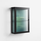 Turtle Without Kelp - Wall Cabinet - Katie O’Shea - Antracite - Reeded glass