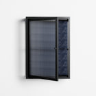 Basket Weave - Wall Cabinet - Katie O’Shea - Antracite - Reeded glass