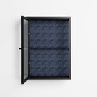 Basket Weave - Wall Cabinet - Katie O’Shea - Antracite - Reeded glass