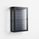 Basket Weave - Wall Cabinet - Katie O’Shea - Antracite - Reeded glass
