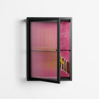 Banana - Wall Cabinet - Raissa Oltmanns - Antracite - Reeded glass