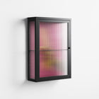 Banana - Wall Cabinet - Raissa Oltmanns - Antracite - Reeded glass
