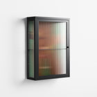 Wine and Me - Wall Cabinet - Raissa Oltmanns - Antracite - Reeded glass
