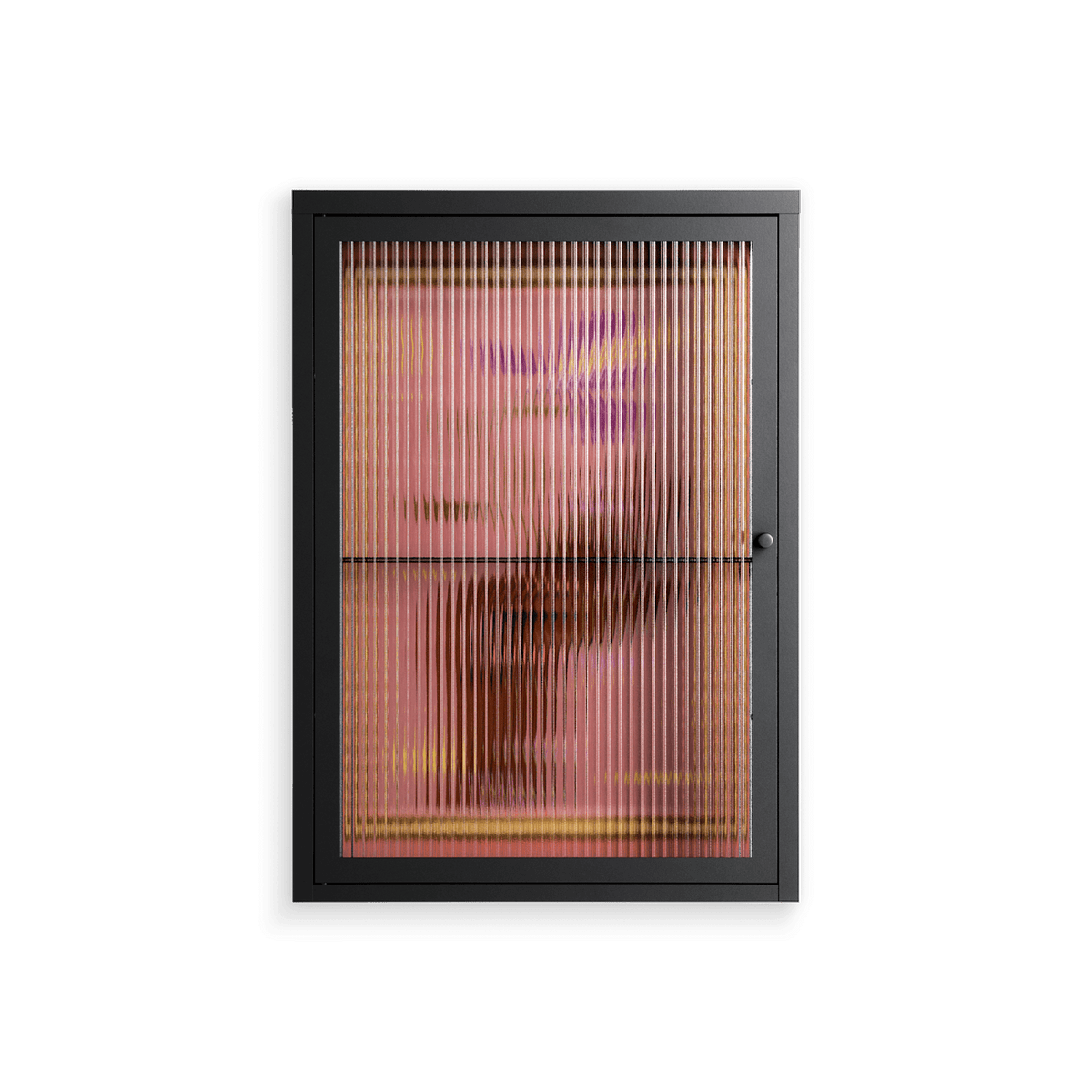 Connect With Nature - Wall Cabinet - Raissa Oltmanns - Antracite - Reeded glass