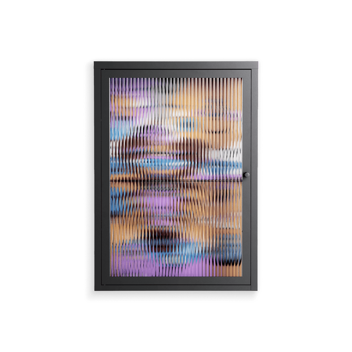 Solar Cancer - Wall Cabinet - Cezar Berje - Antracite - Reeded glass