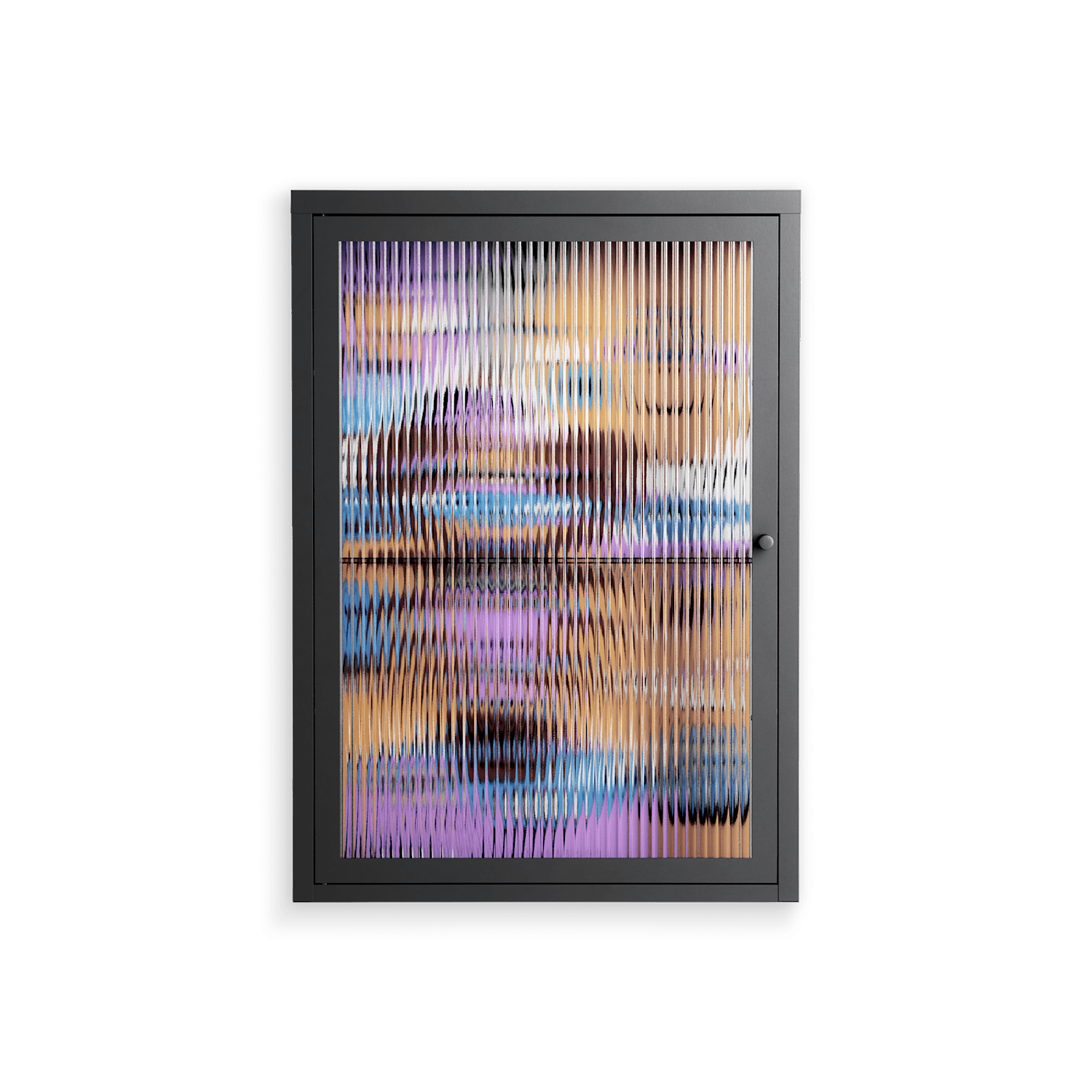 Solar Cancer - Wall Cabinet - Cezar Berje - Antracite - Reeded glass