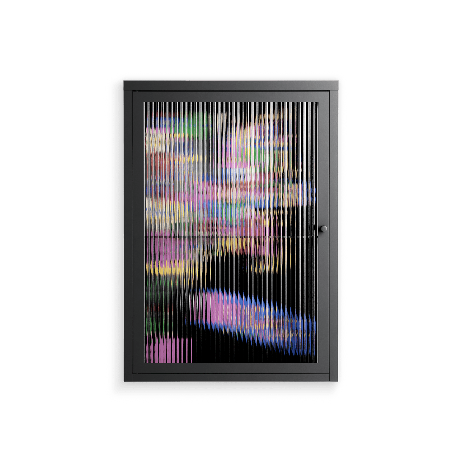 Gentleman - Wall Cabinet - Cezar Berje - Antracite - Reeded glass