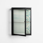 Epic Swirl - Wall Cabinet - Amy Suther - Antracite - Reeded glass
