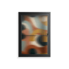 Abstract Sunrise - Wall Cabinet - Amy Suther - Antracite - Reeded glass