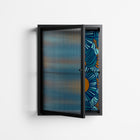 Bellis Bounty Blue - Wall Cabinet - Amy Suther - Antracite - Reeded glass