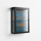 Bellis Bounty Blue - Wall Cabinet - Amy Suther - Antracite - Reeded glass