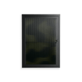 Midnight Dune - Wall Cabinet - Amy Suther - Antracite - Reeded glass