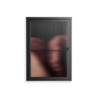 Red 3 - Wall Cabinet - Nadia Ryder - Antracite - Reeded glass