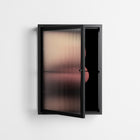 Red 4 - Wall Cabinet - Nadia Ryder - Antracite - Reeded glass