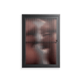 The Art Of Kissing 2 - Wall Cabinet - Nadia Ryder - Antracite - Reeded glass
