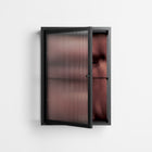 The Art Of Kissing 2 - Wall Cabinet - Nadia Ryder - Antracite - Reeded glass