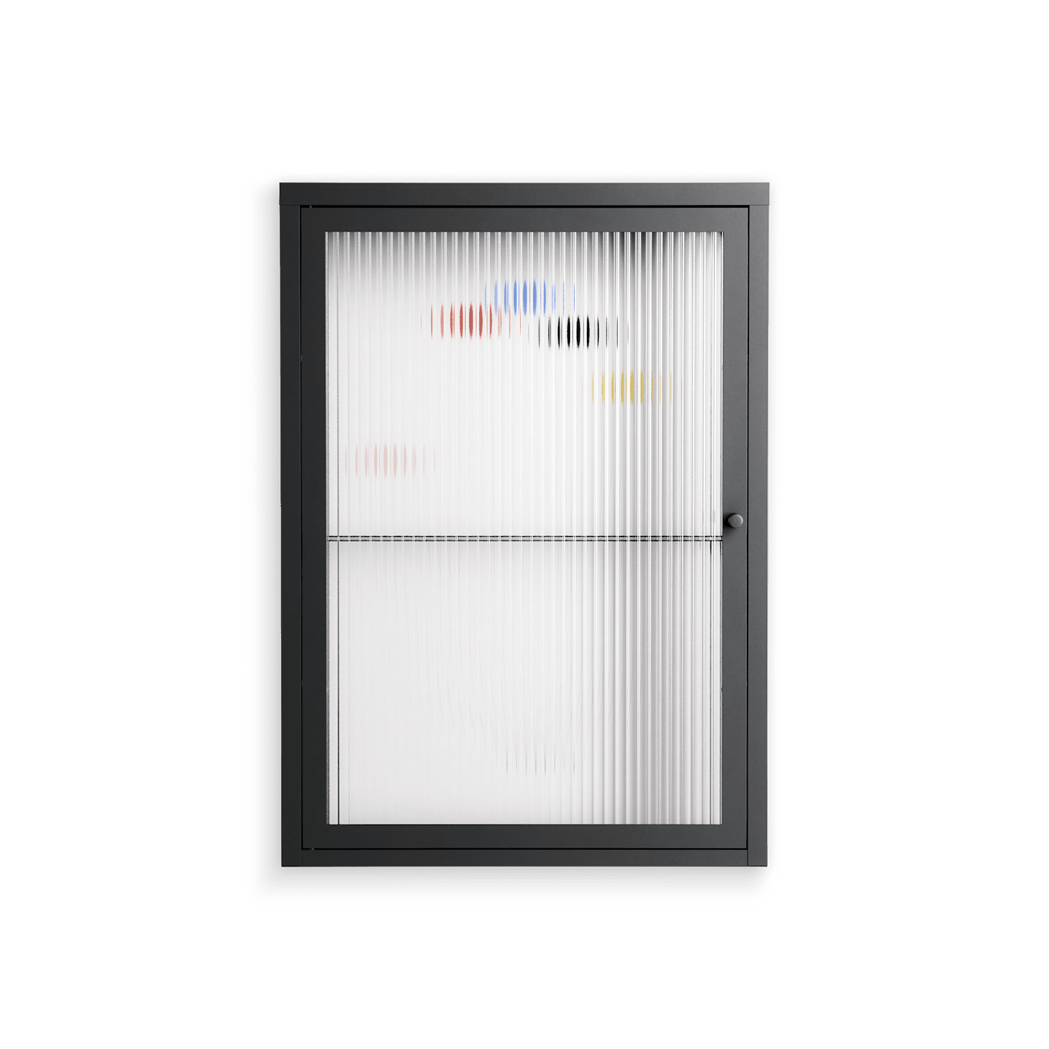 Épanoui - Wall Cabinet - David Vanadia - Antracite - Reeded glass