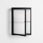 Épanoui - Wall Cabinet - David Vanadia - Antracite - Reeded glass