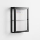 Épanoui - Wall Cabinet - David Vanadia - Antracite - Reeded glass