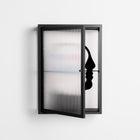Équilibre_Intérieur - Wall Cabinet - David Vanadia - Antracite - Reeded glass