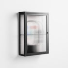 Équilibre_Intérieur - Wall Cabinet - David Vanadia - Antracite - Reeded glass