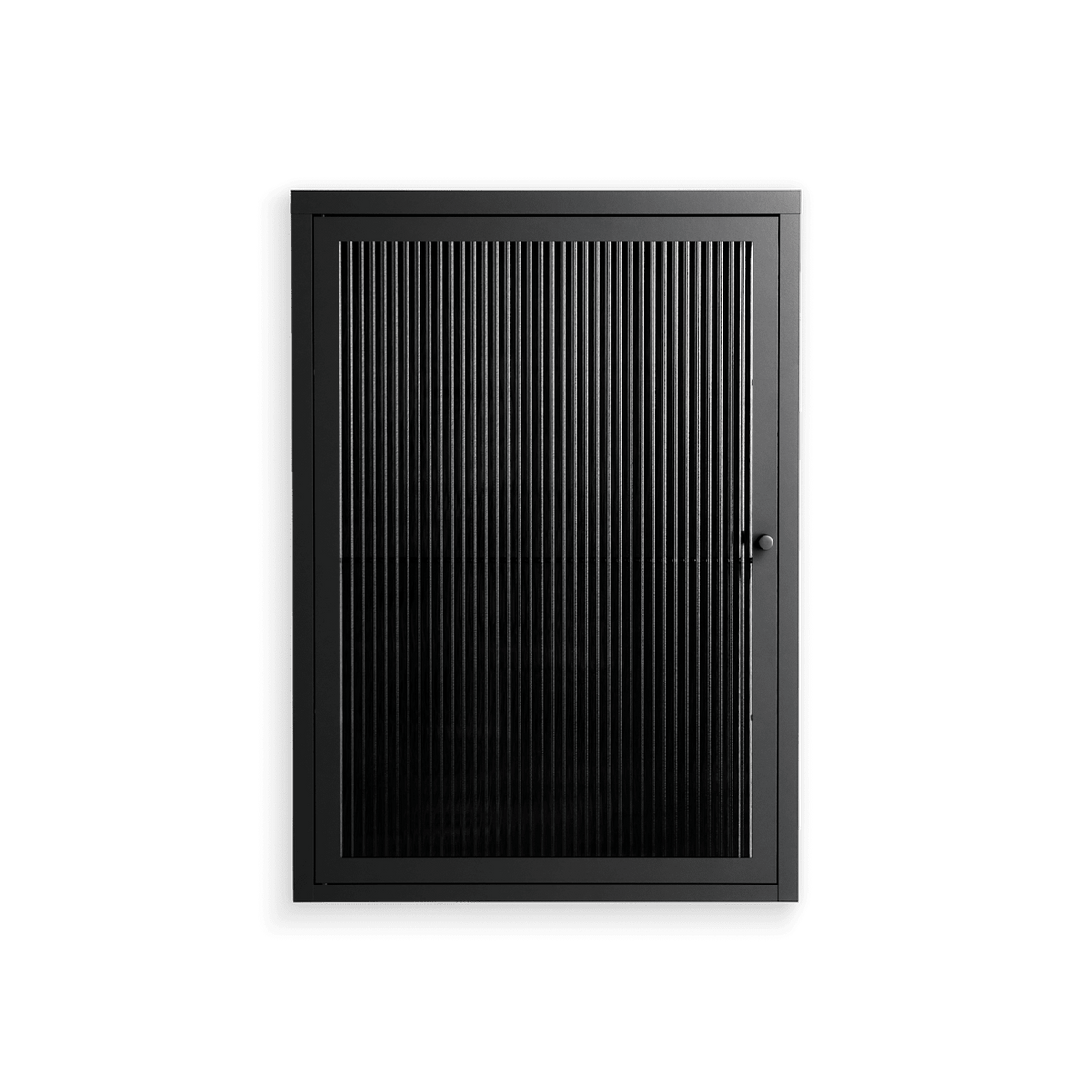 The Single Color - Wall Cabinet - Craig Watkins - Antracite - Reeded glass