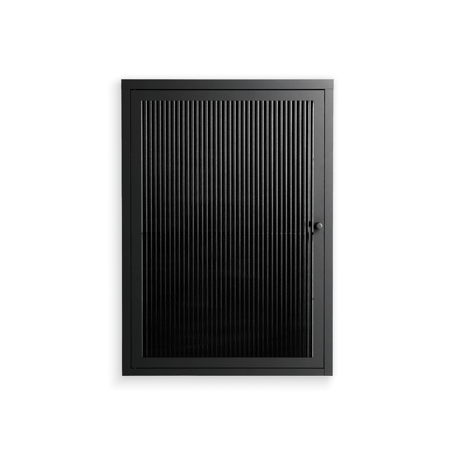The Single Color - Wall Cabinet - Craig Watkins - Antracite - Reeded glass