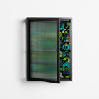 Shapes and Faces - Wall Cabinet - Craig Watkins - Antracite - Reeded glass