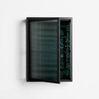 Optical Delusion - Wall Cabinet - Craig Watkins - Antracite - Reeded glass
