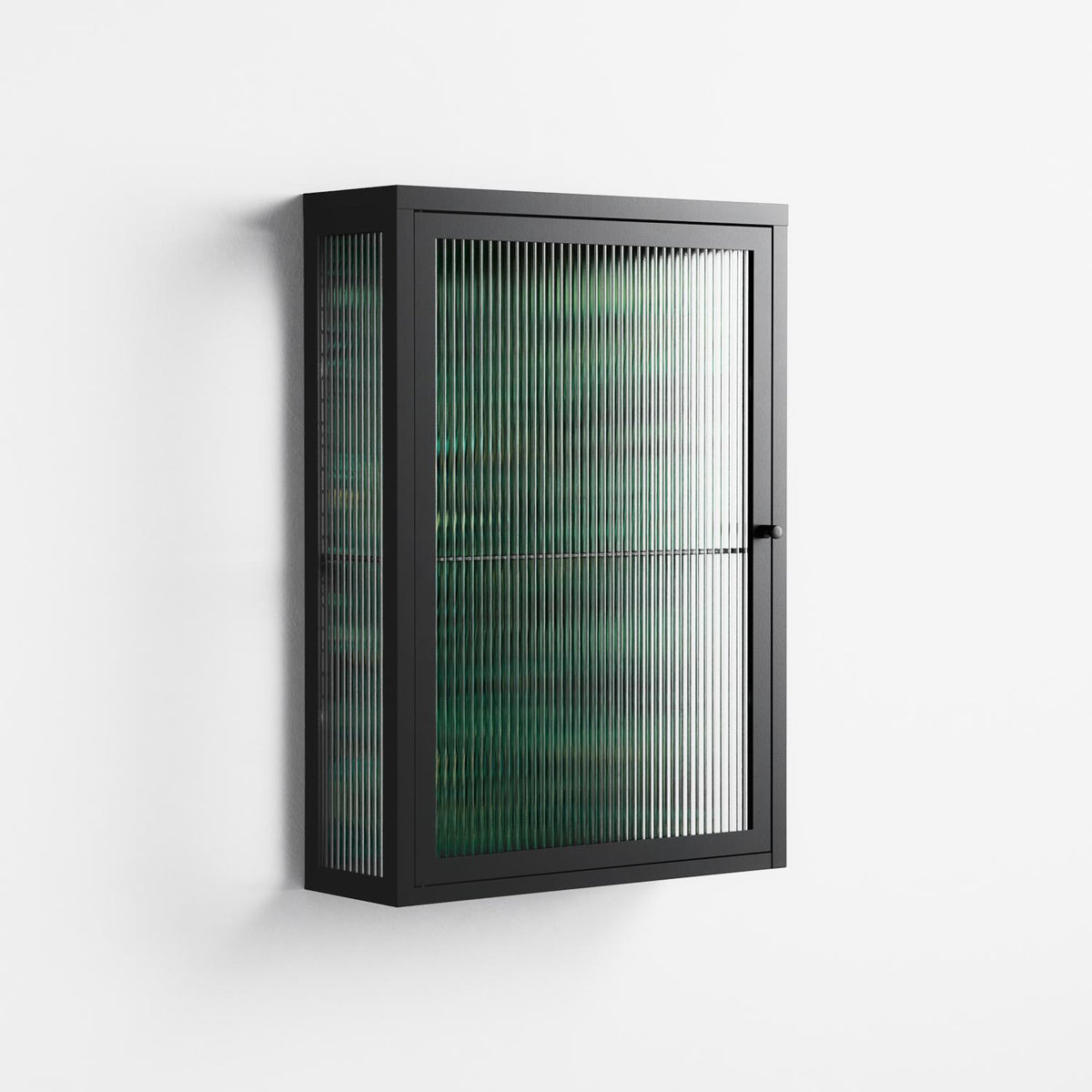Thankful - Wall Cabinet - Craig Watkins - Antracite - Reeded glass