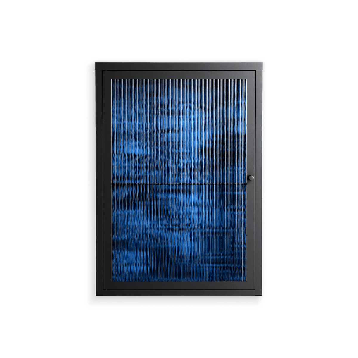 The Blue Line - Wall Cabinet - Craig Watkins - Antracite - Reeded glass