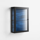 The Blue Line - Wall Cabinet - Craig Watkins - Antracite - Reeded glass
