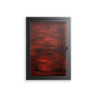 Wottosque Red - Wall Cabinet - Craig Watkins - Antracite - Reeded glass