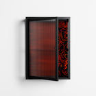 Wottosque Red - Wall Cabinet - Craig Watkins - Antracite - Reeded glass