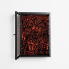 Wottosque Red - Wall Cabinet - Craig Watkins - Antracite - Reeded glass