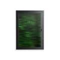 Wottosque Green - Wall Cabinet - Craig Watkins - Antracite - Reeded glass