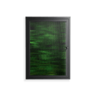 Wottosque Green - Wall Cabinet - Craig Watkins - Antracite - Reeded glass